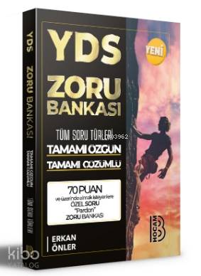  YDS Tamamı Çözümlü Zoru Bankası | YDS Tamamı Çözümlü Zoru Bankası | Erkan Önler | Benim Hocam Yayınları | 9786052778647 