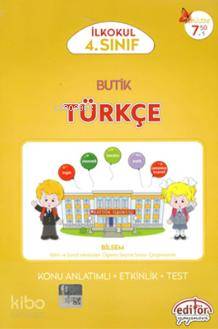 4.Sınıf Butik Türkçe Konu Anlatımlı - Etkinlik - Test