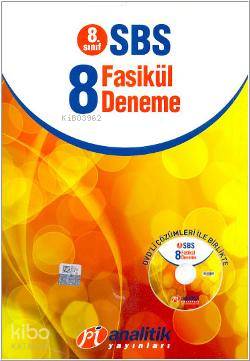 8. Sınıf SBS 8 Fasikül Deneme Dvd'li Çözümlü