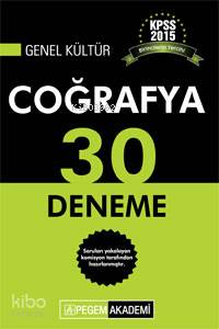 KPSS Genel Kültür Coğrafya 30 Deneme 2015