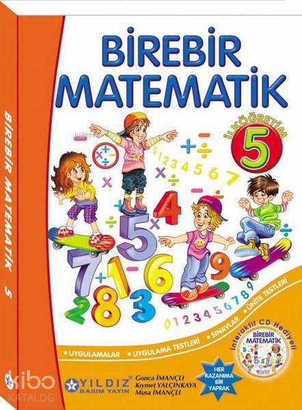 Birebir Matematik 5; Ortaokul 5.Sınıf (Cd'li)
