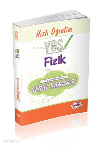 YGS Fizik Öğretmenin Kaleminden Soru Bankası Hızlı Öğretim