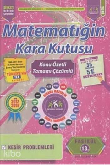Matematiğin Kara Kutusu Konu Özetli Tamamı Çözümlü; 13. Fasikül