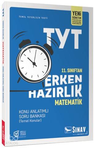 Sınav Yayınları 11. Sınıf TYT Erken Hazırlık Matematik Konu Anlatımlı Soru Bankası Sınav 