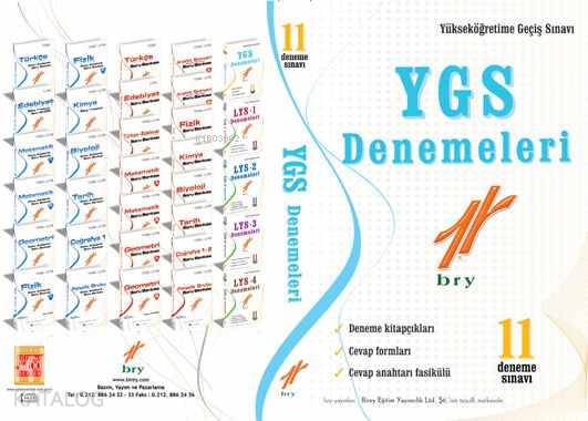 YGS Denemeleri; 11 Deneme Sınavı