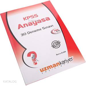 KPSS Anayasa; 30 Deneme Sınavı