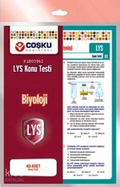 LYS Biyoloji; 40 Adet Konu Testi