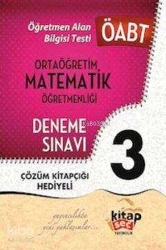 ÖABT Ortaöğretim Matematik Çözümlü Deneme Sınavı 3