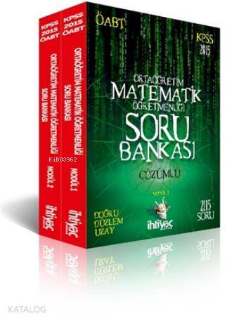 ÖABT Ortaöğretim Matematik Öğretmenliği Soru Bankası Çözümlü 2015; Kitap Takım