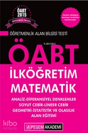 KPSS ÖABT İlköğretim Matematik Konu Anlatımlı Modüler Set 2015