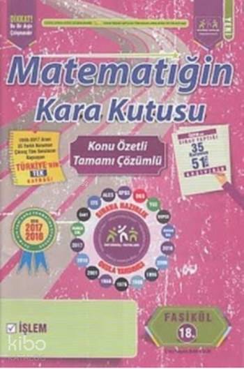 Matematiğin Kara Kutusu Konu Özetli Tamamı Çözümlü; 18. Fasikül