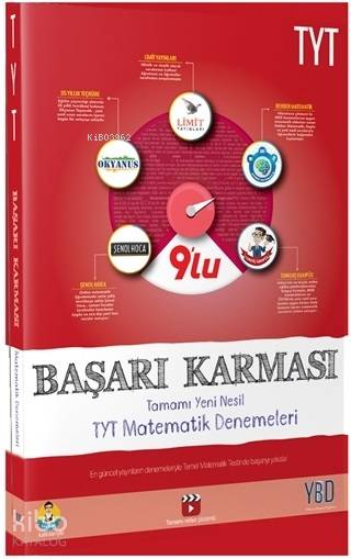 Tonguç Yayınları TYT Matematik 9 lu Başarı Karması Denemeleri Tonguç 