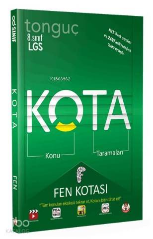 8. Sınıf Kota Konu Tarama - Fen Bilimleri Kotası