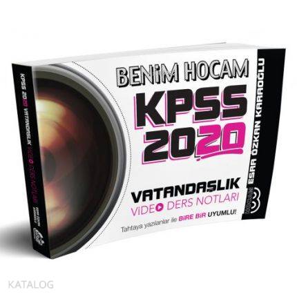Benim Hocam Kpss Vatandaşlik Video Der.Not. 2020