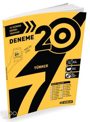 Hız Yayınları 7. Sınıf Türkçe 20 Deneme Hız 