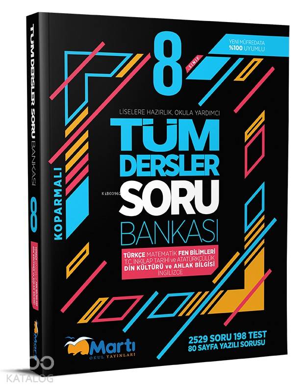 Martı Yayınları 8. Sınıf LGS Tüm Dersler Soru Bankası Martı 