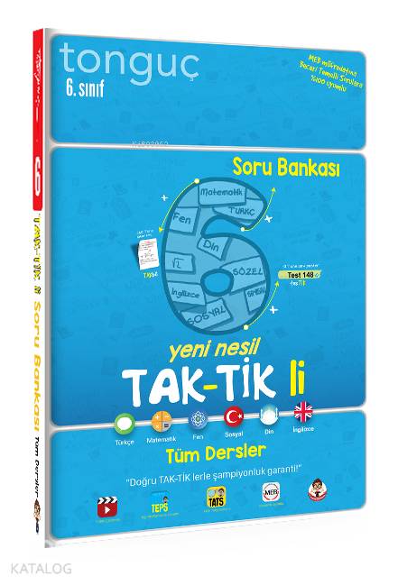 Tonguç Yayınları 6. Sınıf Tüm Dersler Taktikli Soru Bankası Tonguç 