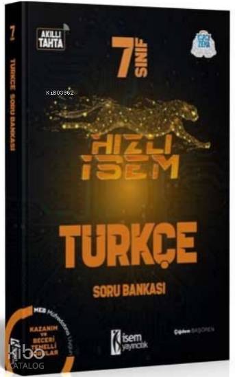 İsem 2021 7 Sınıf Hızlı İsem Türkçe Soru Bankası
