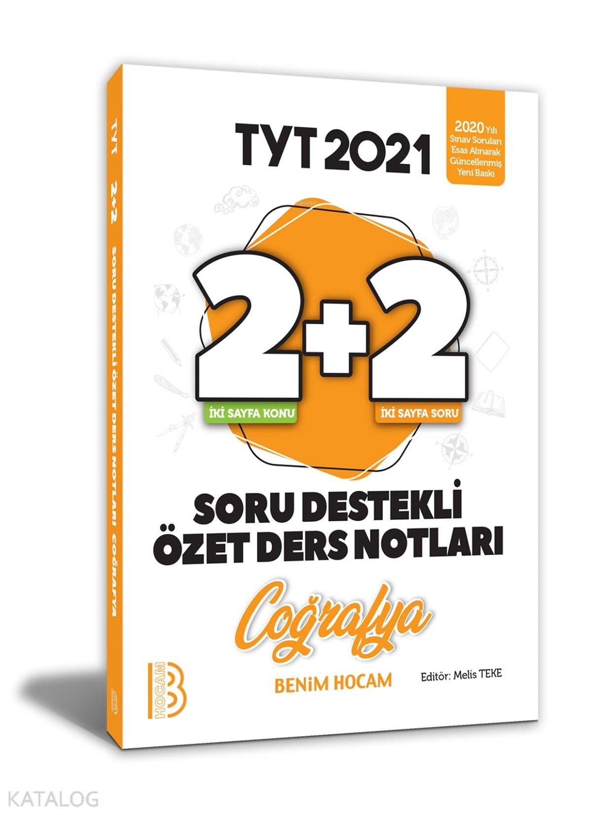 2021 YKS TYT Coğrafya 2+2 Soru Destekli Özet Ders Notları Benim Hocam Yayınları