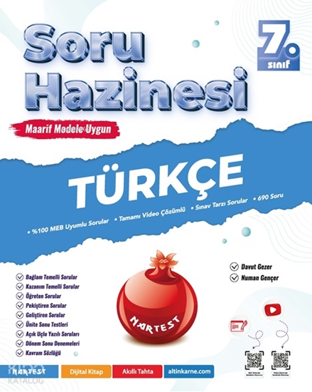 Nartest 7. Sınıf Türkçe Soru Hazinesi