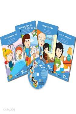  7 Sınıf İngilizce Hikaye Seti (4 Kitap + 1 CD) | Zeyneb Alver | Şeyda Aymutlu | Kelime Yayınları | 9786054435364 | 