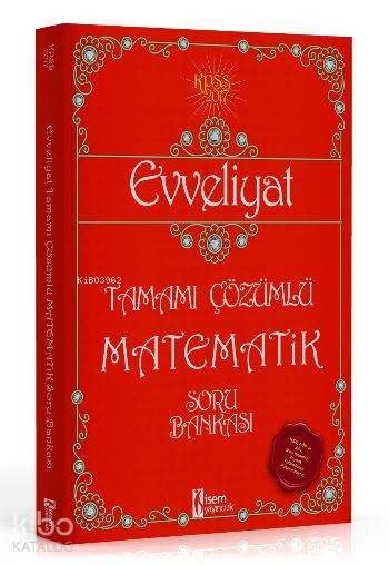 KPSS Evveliyat Matematik Soru Bankası 2017