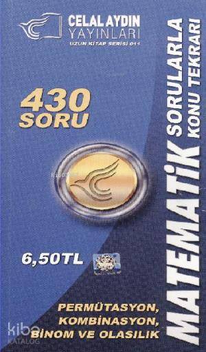 Sorularla Konu Tekrarı Matematik Permütasyon Kombinasyon Binom ve Olasılık