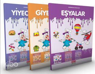 Eşyalar - Giyecekler - Yiyecekler Boyama Seti