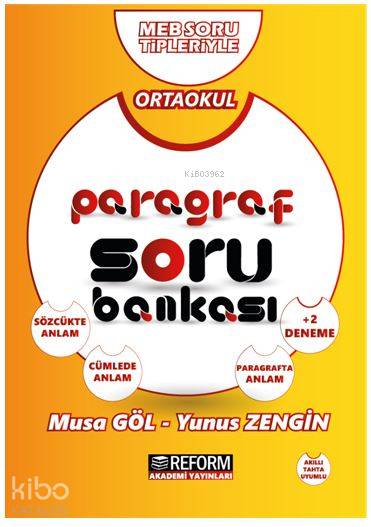 Ortaokul Paragraf Soru Bankası