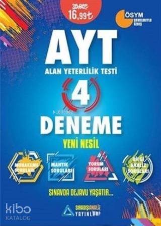 Sıradışı Analiz Yayınları AYT 4 Yeni Nesil Deneme Sıradışı Analiz 