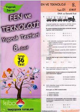 Fen ve Teknoloji Yaprak Testleri 8. Sınıf; Yaprak Serisi 25 Test
