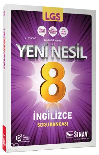 Sınav Dergisi Yayınları 8. Sınıf LGS İngilizce Yeni Nesil Soru Bankası Sınav Dergisi 