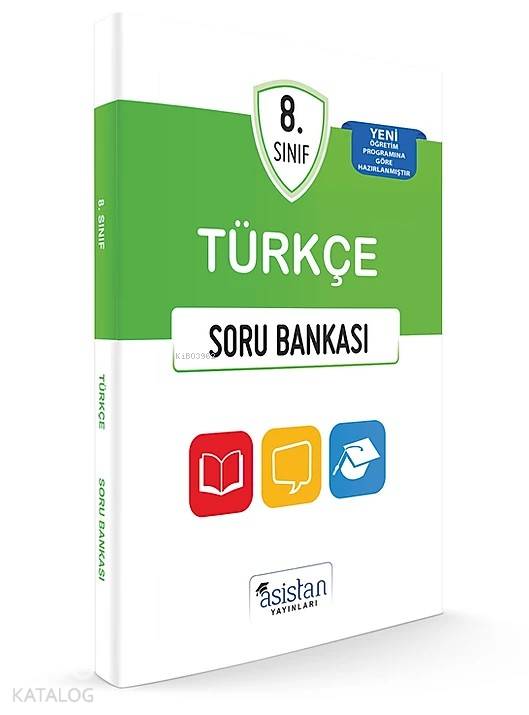 Asistan Yayınları 8. Sınıf LGS Türkçe Soru Bankası Asistan 