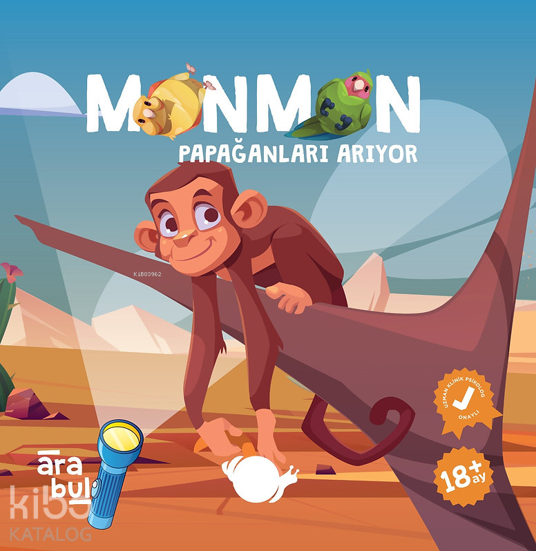  Monmon Papağanları Arıyor Fenerli Ara Bul Kitabı 18 + Ay | Monmon Papağanları Arıyor Fenerli Ara Bul Kitabı 18 + Ay | Meltem Erinçmen Kanoğlu | Çikolata Yayınevi | 9786059713948 