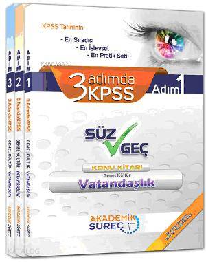 3 Adımda KPSS Vatandaşlık Konu Anlatımlı Soru Bankası; Efor Deneme Kitabı