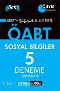 KPSS ÖABT Sosyal Bilgiler Tamamı Çözümlü 5 Deneme 2014
