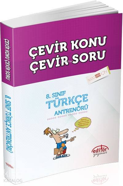 8. Sınıf Türkçe Antrenörü; Çevir Konu Çevir Soru