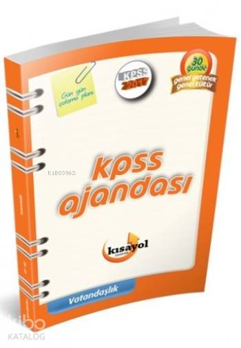 2017 KPSS Ajandası Genel Yetenek Genel Kültür Vatandaşlık