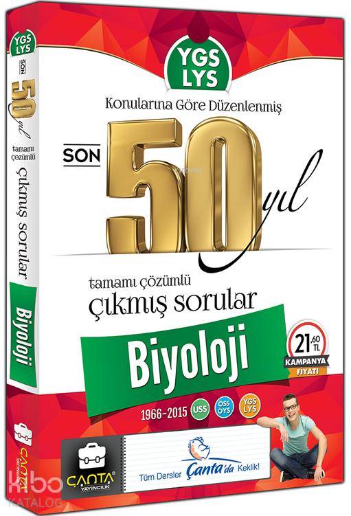 YGS - LYS  Son 50 Yıl Biyoloji Çözümlü Çıkmış Sorular