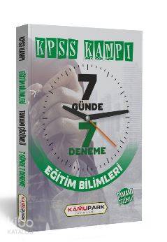2018 KPSS Kampı Eğitim Bilimleri 7 Günde Tamamı Çözümlü 7 Deneme