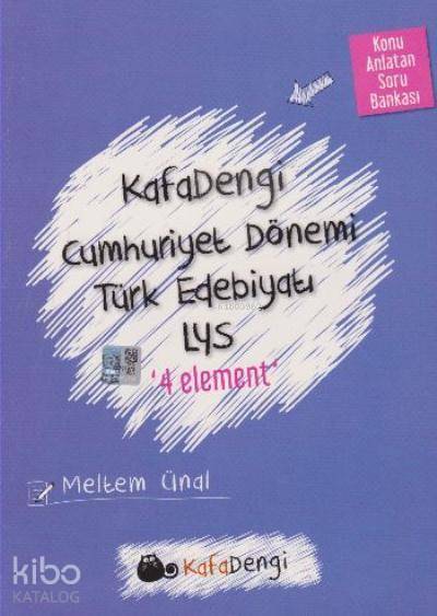 Cumhuriyet Dönemi Türk Edebiyatı Soru Bankası / 4 Element