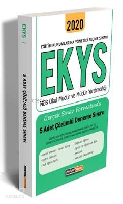 2020 EKYS MEB Okul Müdür ve Müdür Yardımcılığı Gerçek Sınav Formatında 5 Adet Çözümlü Deneme Sınavı
