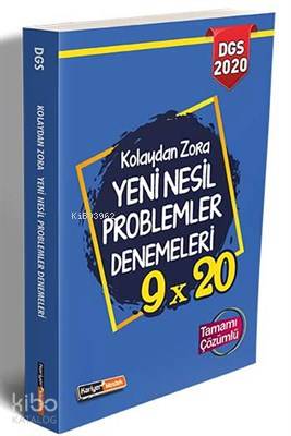 2020 DGS Kolaydan Zora 9×20 Yeni Nesil Çözümlü Problemler Denemeleri Tamamı Çözümlü