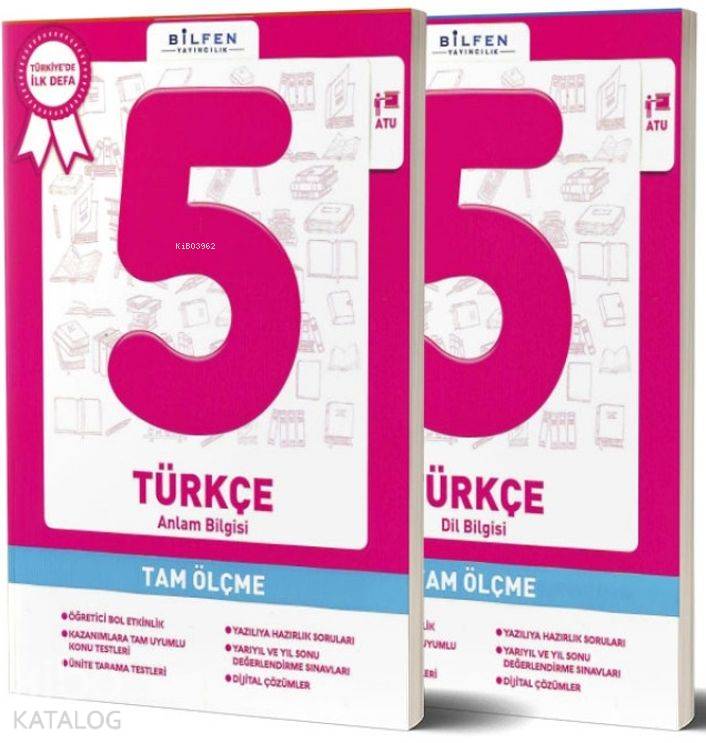 Bilfen Yayınları 5. Sınıf Türkçe Tam Ölçme; Set