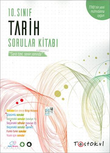 Test Okul Yayınları 10. Sınıf Tarih Sorular Kitabı Test Okul 
