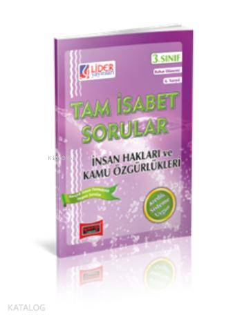 3. Sınıf Bahar Dönemi İnsan Hakları ve Kamu Özgürlükleri Tam İsabet Sorular