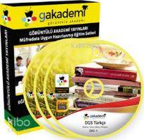DGS Türkçe Çözümlü Soru Bankası Eğitim Seti 6 DVD