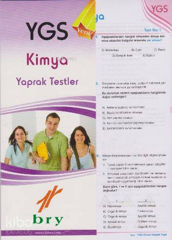 YGS Kimya Yaprak Testler