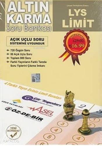  Altın Karma LYS Limit Soru Bankası | Altın Karma LYS Limit Soru Bankası | Kolektif | Altın Karma Yayınları (Hazırlık) | 9786058302242 