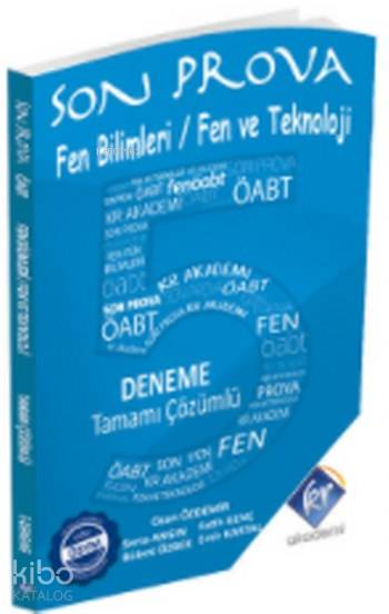 2017 ÖABT Fen Bilimleri Fen ve Teknoloji Öğretmenliği Tamamı Çözümlü 5 Deneme